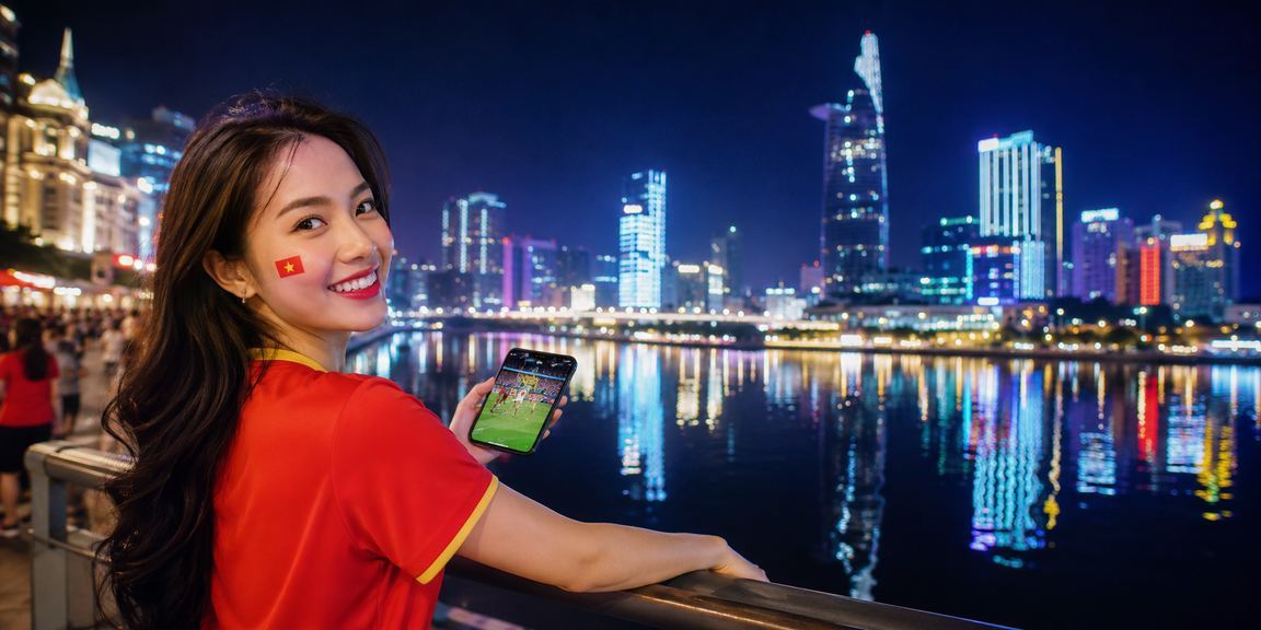 Người dùng tại TP. Hồ Chí Minh đặt cược bóng đá trực tuyến trên điện thoại